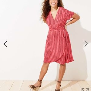 Loft Knit Wrap Dress